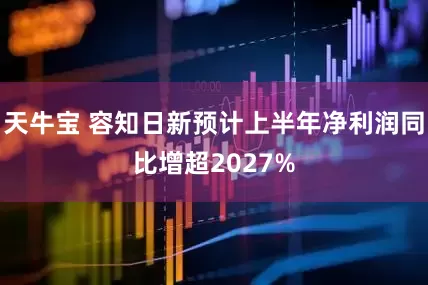 天牛宝 容知日新预计上半年净利润同比增超2027%